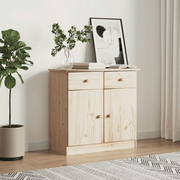 Berkfield Sideboard ALTA 77x35x73 cm Solid Wood Pine