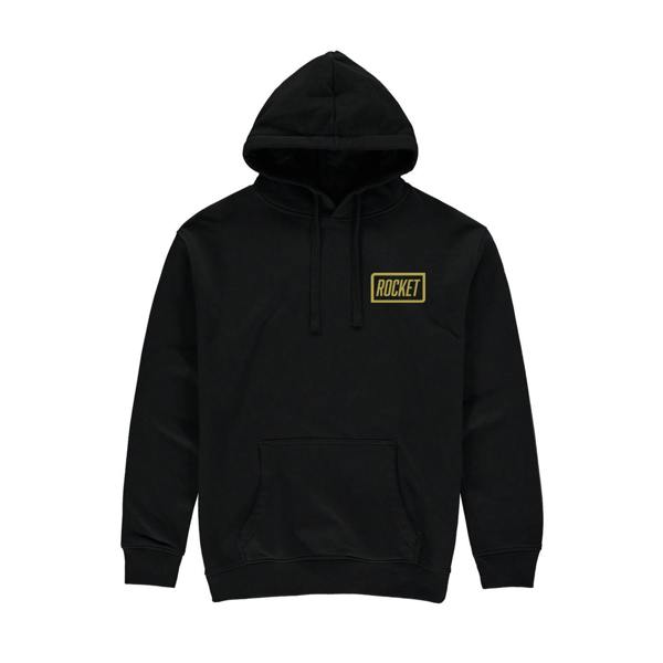 Rocket Hoodie - Black/Gold