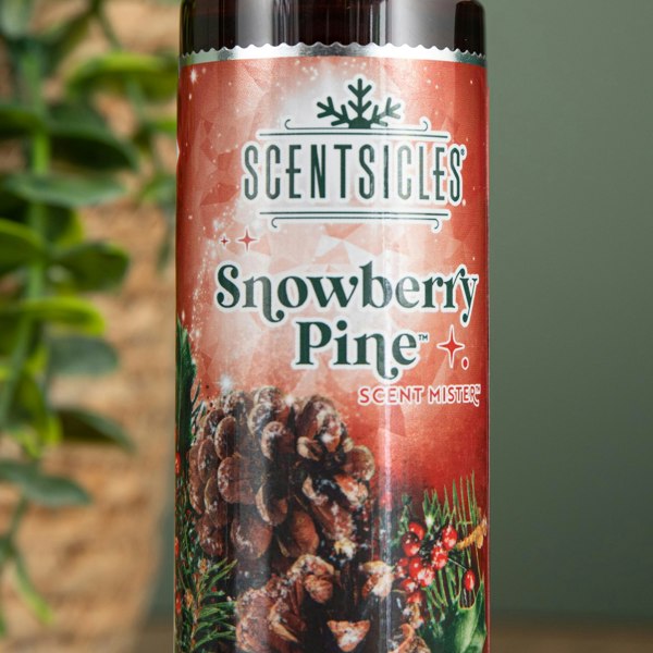 Samuel Alexander 114ml Snowberry Pine Scentsicles Christmas Decoration Spray Mist