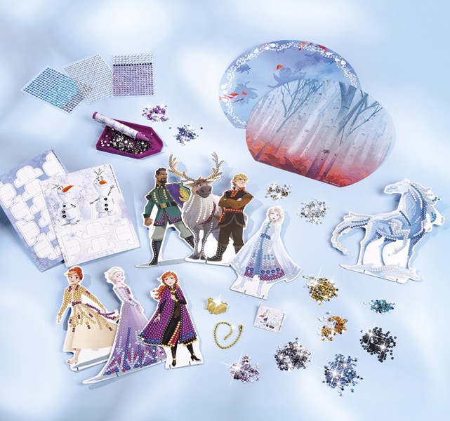 Totum Disney Frozen Diamond Painting Studio Suitcase