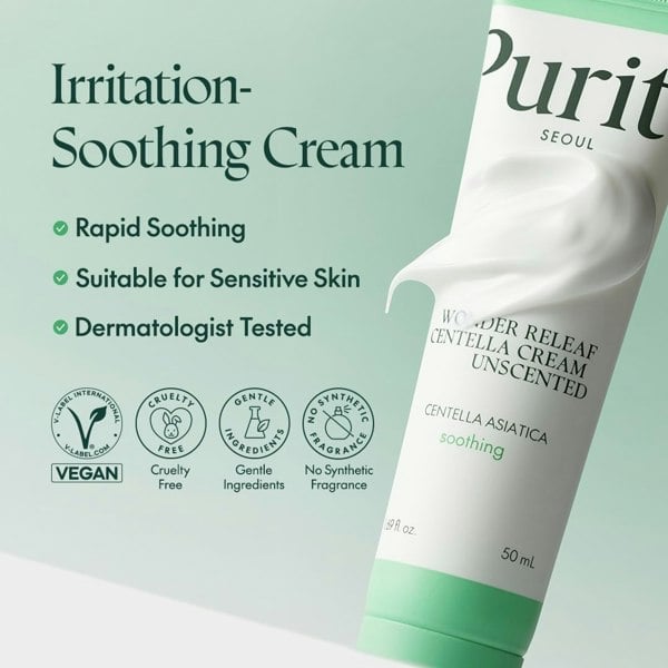 PURITO SEOUL Wonder Releaf Centella Cream Unscented  50ml