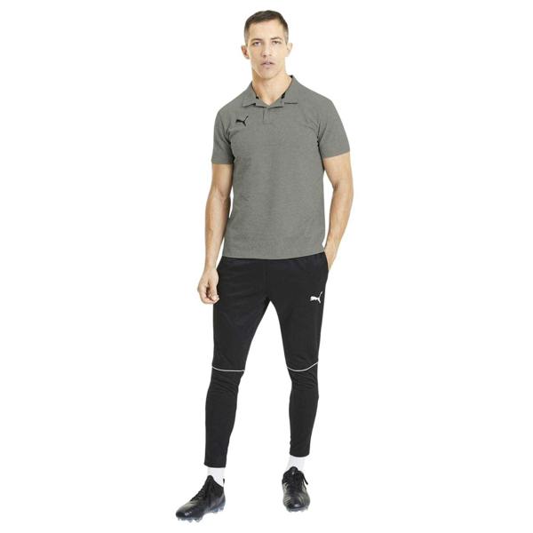 Puma Mens Team Goal Polo Shirt - Medium Grey Marl - 