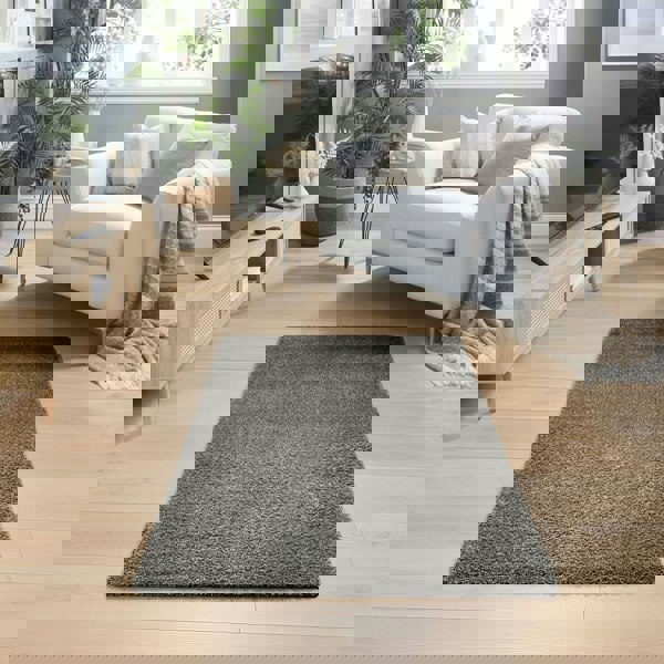 The Rugs Quality Tufted Washable Rug - Stylish Plain Design