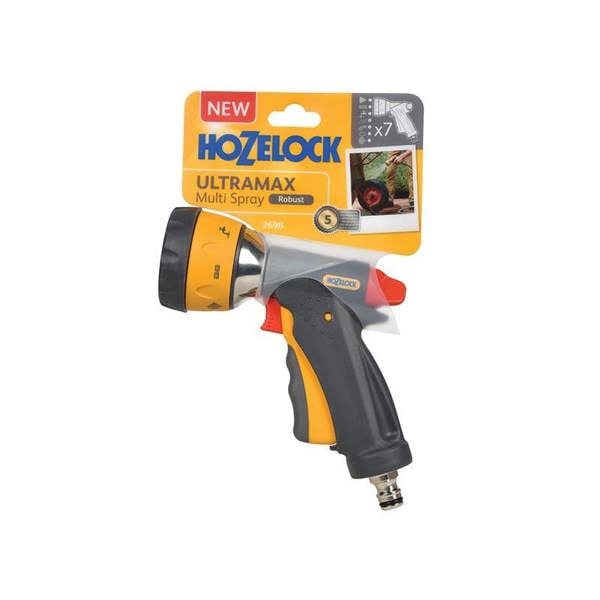 Hozelock 2698 Ultra Max Multi Spray Gun - Multi Colour - 