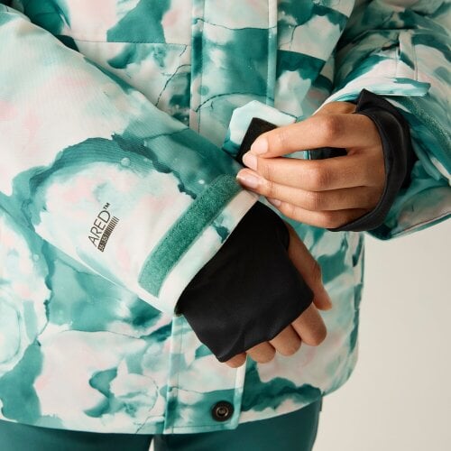 Dare 2B Womens/Ladies Snowline Marble Effect Ski Jacket - Teal