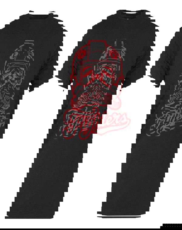 Star Wars Mens Black Stormtrooper Pilot Short Sleeved T-Shirt