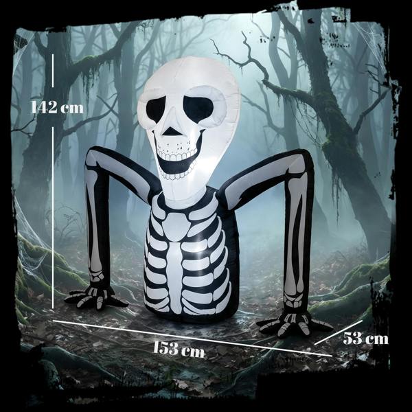 Inflatable Halloween Skull