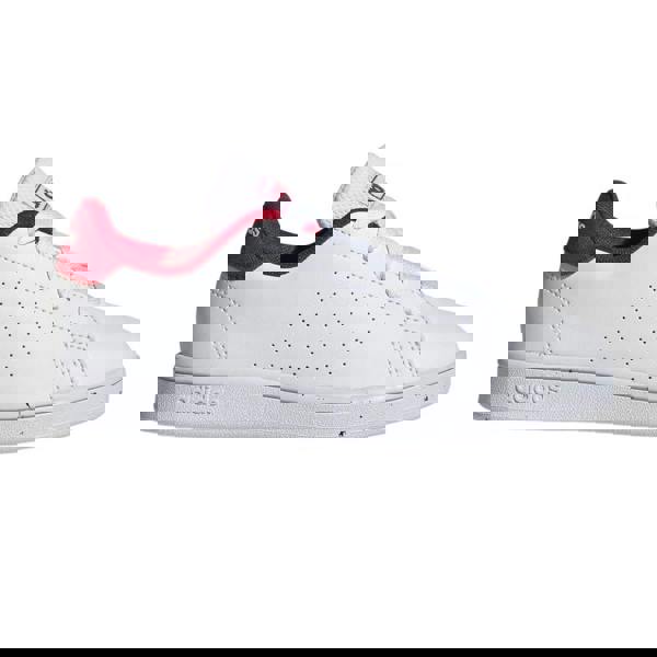 Adidas Childrens/Kids Advantage Trainers - White/Red - 