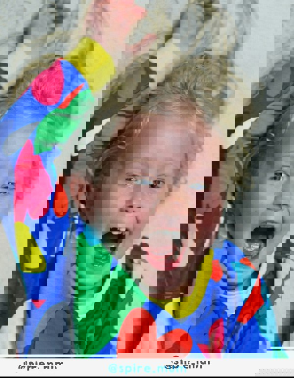 Organic Heart Print Pyjamas - Toby Tiger UK Retail