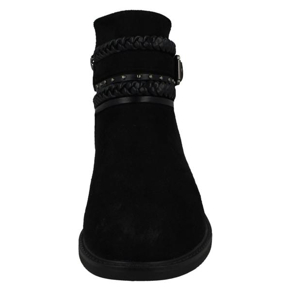 Spot On Ladies Spot On Low Heel Ankle Boots F51032