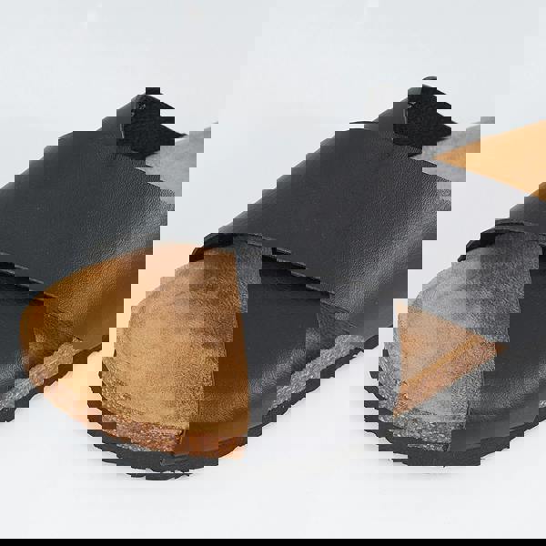 Brave Soul Black Crossover Strap Sandals - Black Image 3