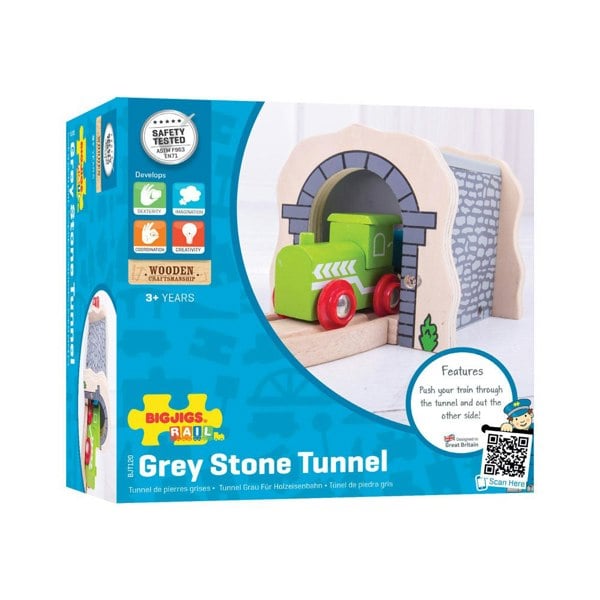 Bigjigs Rail Grey Stone Tunnel