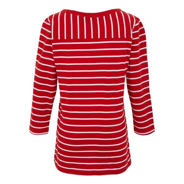 Regatta Womens/Ladies Baylette II Striped T-Shirt - Red