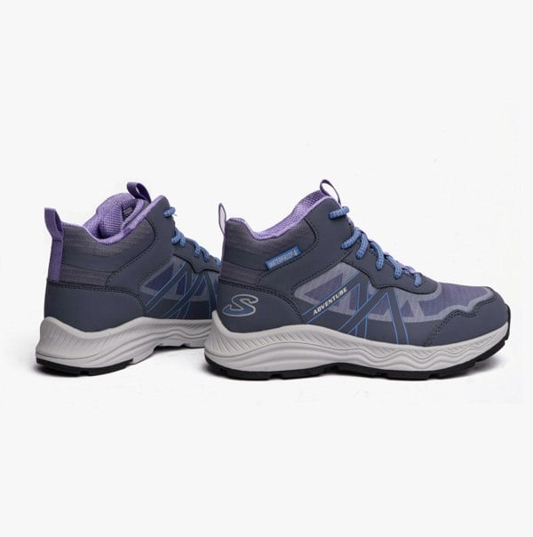 Skechers 303417L/CCLV ADVENTURE BLITZ - FUN PURSUIT Girls Sport Char/Lavendar