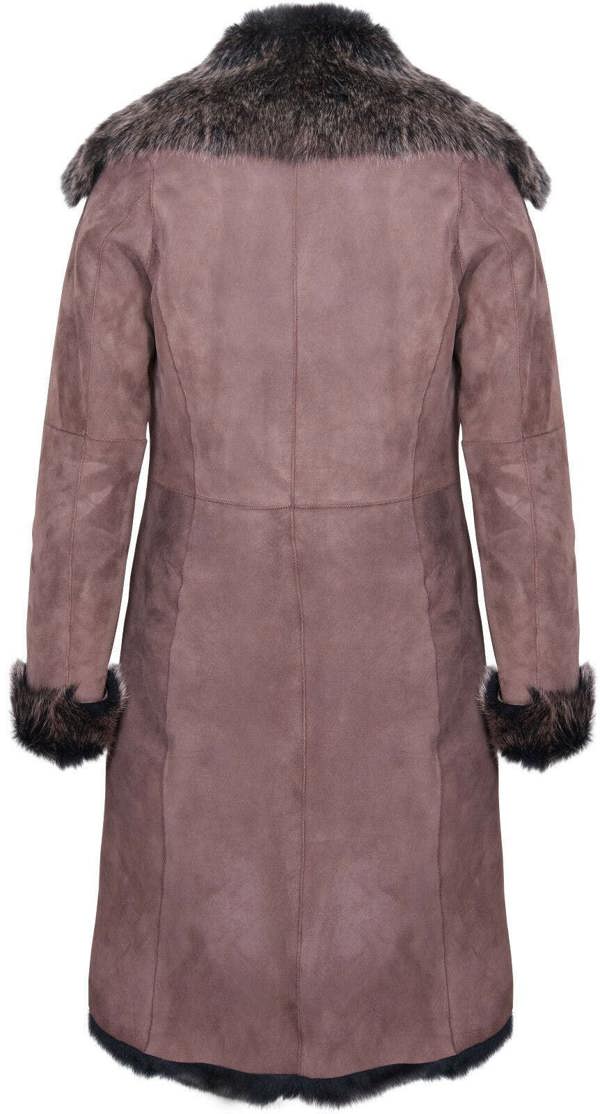 Infinity Leather Womens Toscana Sheepskin Suede Trench Coat-Tbilisi