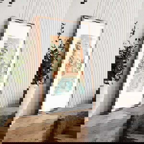 Large Wall Pictures For Living Room | Set of 3 Beach Decor Wall art Prints