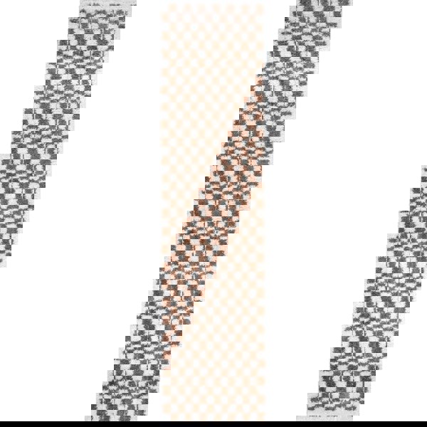 Moodi Shaggy Brown Rug, Tartan design, soft and comfortable pile | THE RUGS