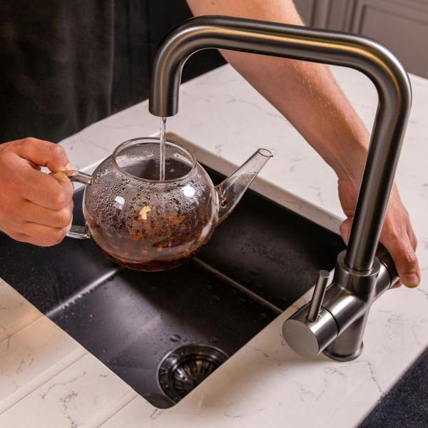 Flode Kyld 4 in 1 Instant Boiling & Cold Water Tap with Filtered Chilled Water | Gun Metal Finish