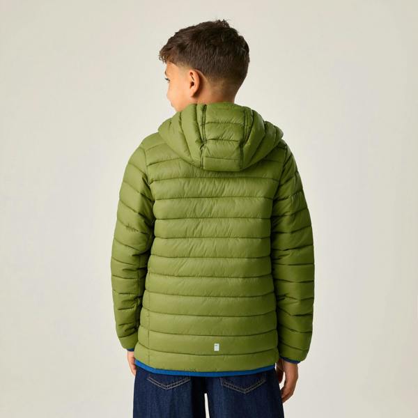 Regatta Kids Marizion Hooded Padded Jacket - Golden Cypress/Aviator Blue