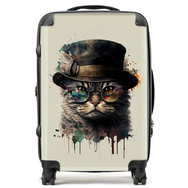 Warren Reed Cat And Hat Splashart Suitcase