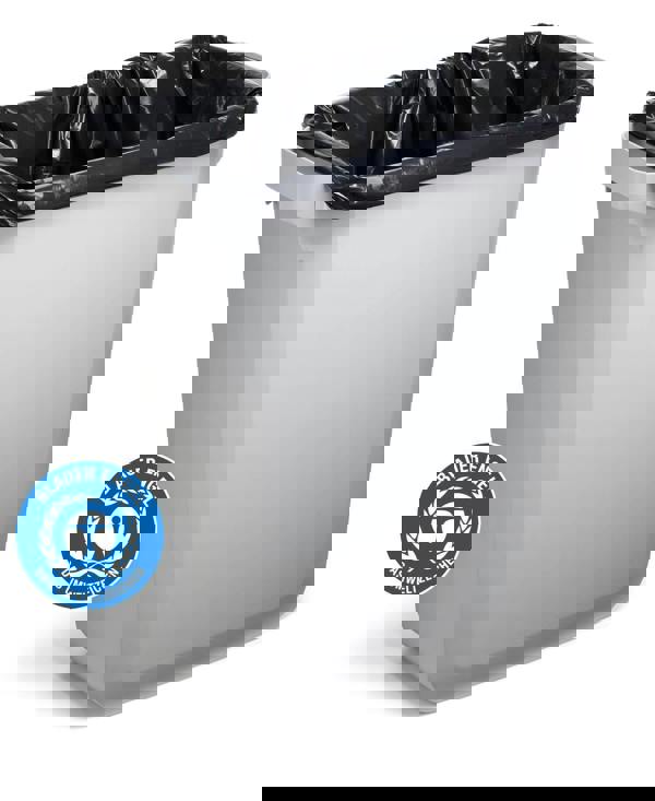 Durable ECO 60L Waste Bin Grey | Strong Rectangular Recycling Bin | DURABIN