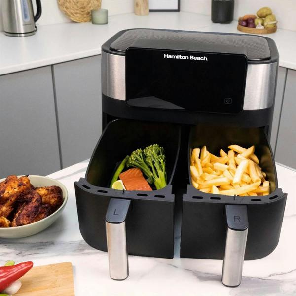 Hamilton Beach HealthyCook 8L Dual Air Fryer - Hamilton Beach UK