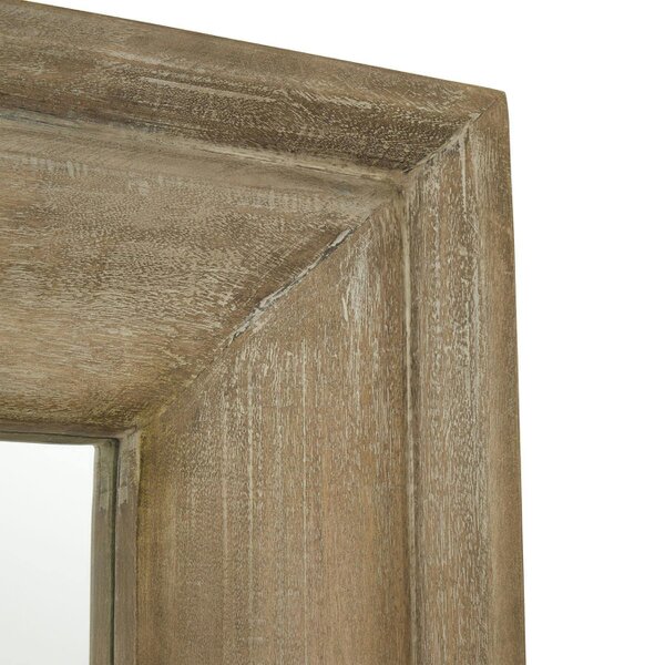 Wyld Haus Rustic Wood Framed Rectangular Mirror