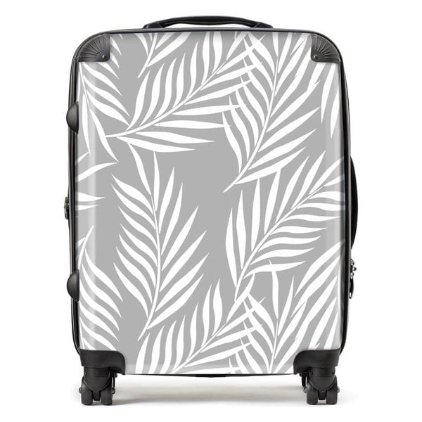 Warren Reed Palm Tree Leaves Suitcase