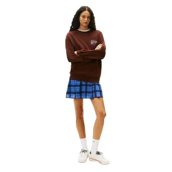 Tommy Jeans Womens/Ladies Heart Regular Sweatshirt - Brown - 
