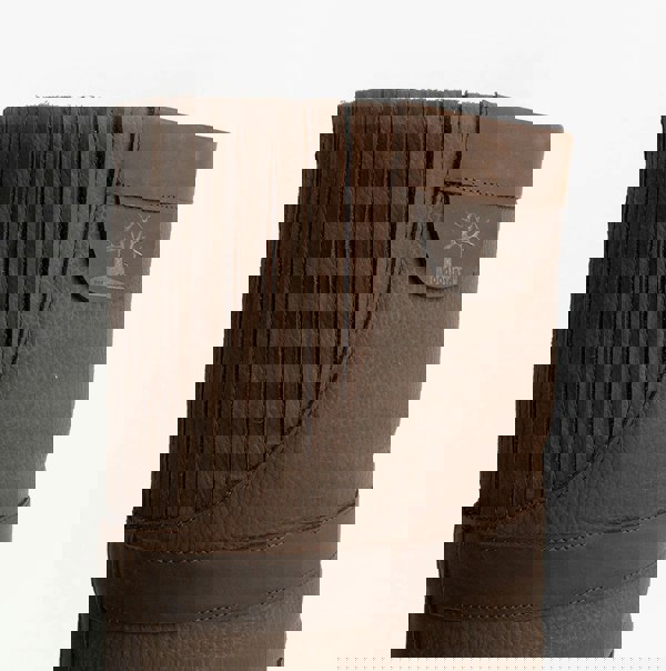 Woodland HAILEY Womens Leather Gusset Country Boots Dark Brown