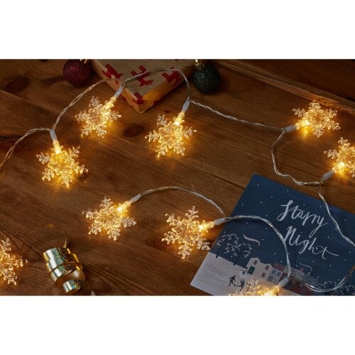 MySmartBuy SnoFlake String Lights Set of 20