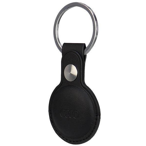 Audi Synthetic Leather AirTag Case Black - AU-ATKR-Q3/D1-BK