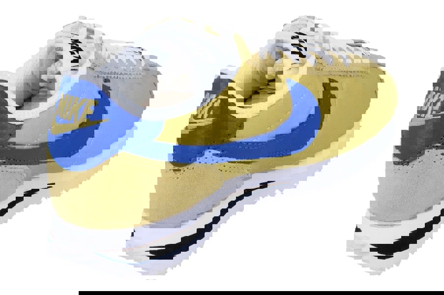 Nike Cortez Womens Trainers Dz2795  701 - Infinite Gold Game Royal White 701 - Photo 2