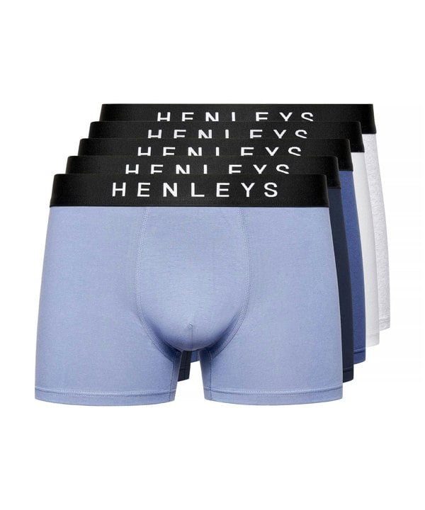 Henleys Inkset Boxers 5pk Assorted