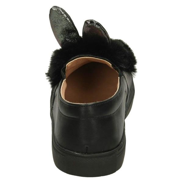 Spot On Girls Spot On Fur & Glitter Bunny Ear Shoes