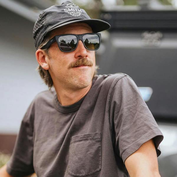 Smith Sunglasses Lowdown 2 003 1H Matte Black ChromaPop Grey Green