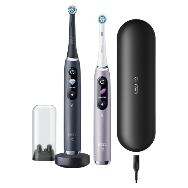 Oral-B iO 9 Electric Toothbrush Designed By Braun - Black & Rose