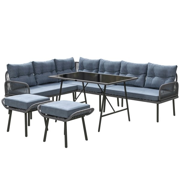 Rattan Sofa Set