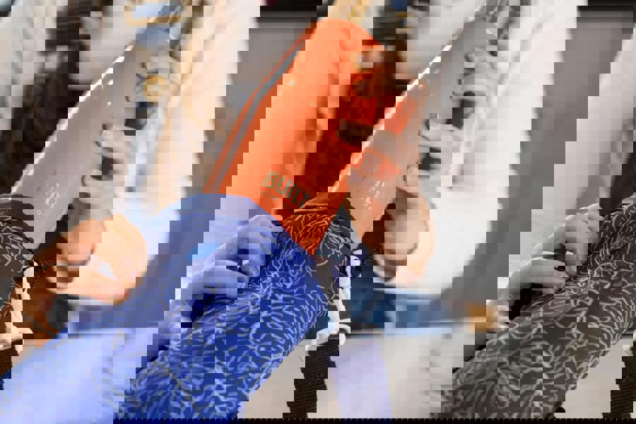 Built New York BUILT Insulated Bottle Bag with Shoulder Strap and Food-Safe Thermal Lining - 'Abundance'