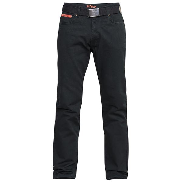 Duke Mens D555 London Mario Bedford Cord Trousers - Black