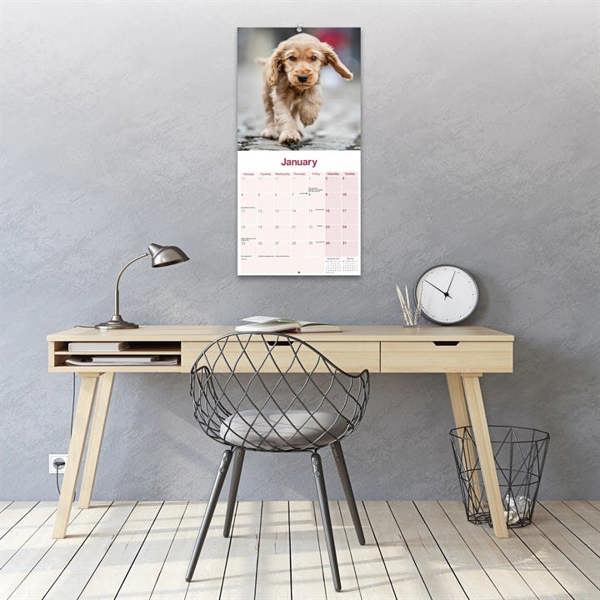 English Cocker Spaniel Calendar 2027, Wall Calendars, Month To View, Dogs, Gift