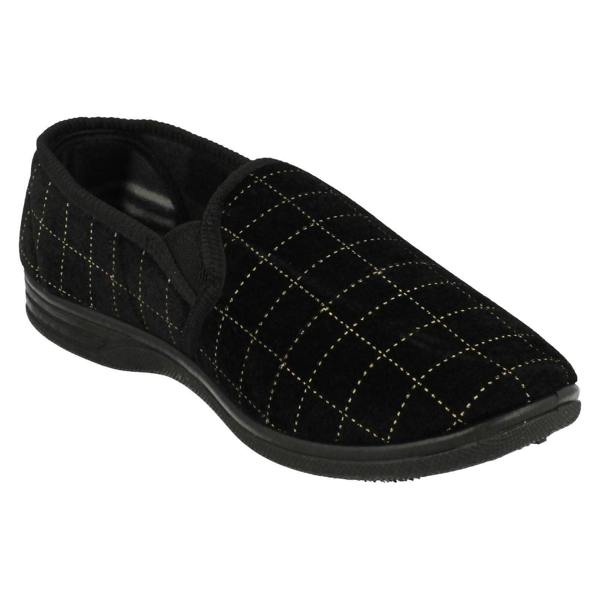 Spot On Mens Spot On Slip On Casual Slipper Shoes