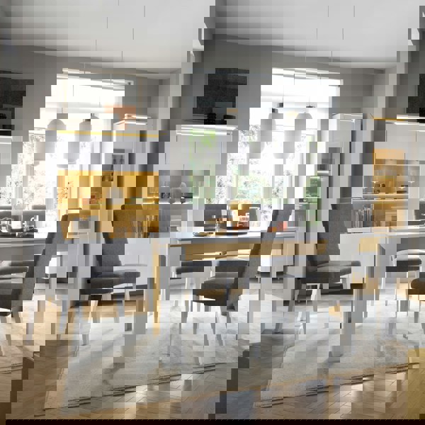 Furniture To Go Lazio Vitrin 2 Door in Alpine White/White Gloss