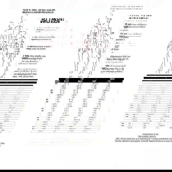 TYR Thresher Hyperblitz Open women’s size chart with measurements