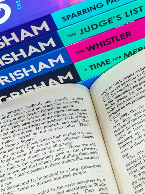 John Grisham Legal Thrillers 6 Books Set - A Time For Mercy, Sparring Partners, The Exchange, The Street Lawyer, The Whistler, The Judge's List