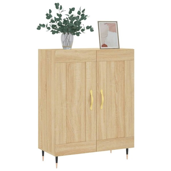 Berkfield Sideboard Sonoma Oak 69.5x34x90 cm Engineered Wood