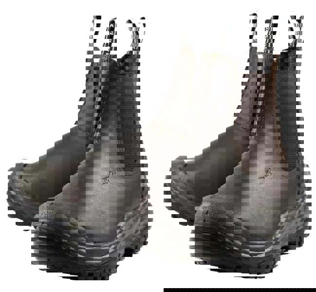 GriSport Chukka Mens Steel Toe/Midsole Chelsea Pull On Boots