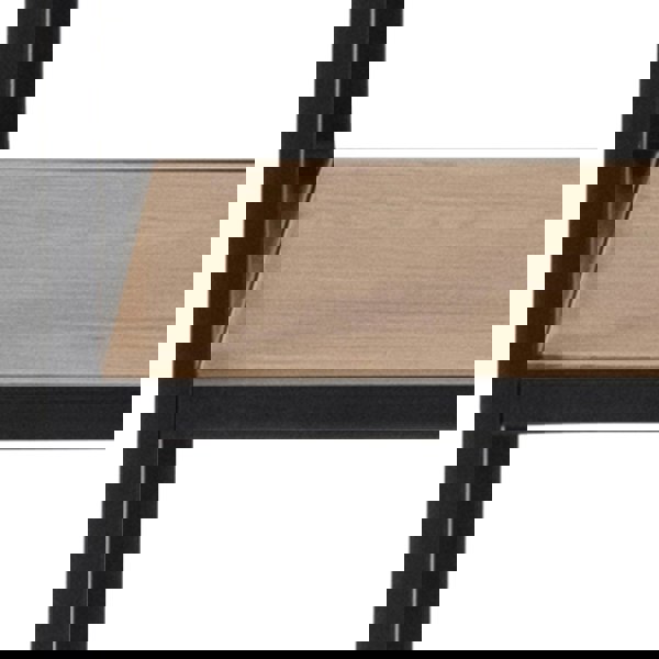 Furniture To Go Seaford  Bookcase 5 Shelves in Black and Oak