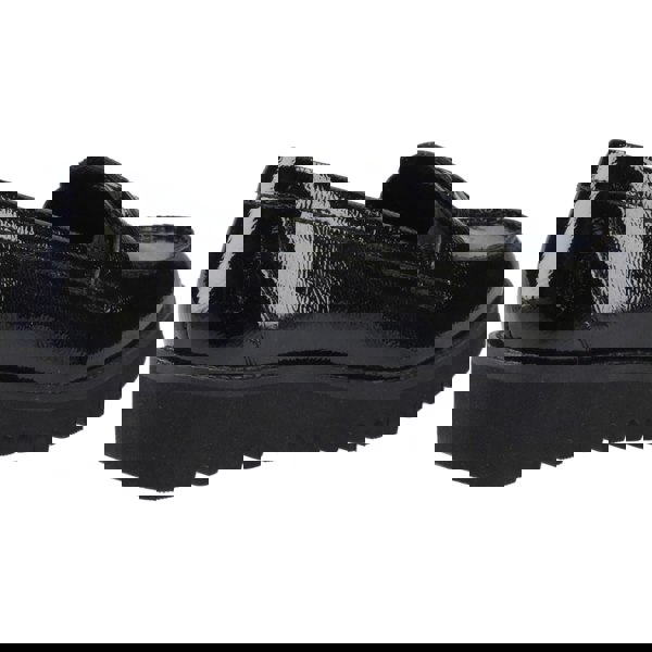 Hush Puppies Francis Loafer Patent Leather Girls's Black Loafers