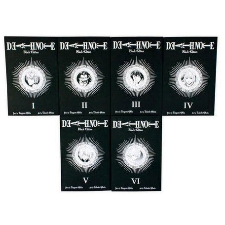 VIZ Media Death Note Black Edition Volume 1,2,3,4,5,6 Collection 6 Books Set by Tsugumi Ohba